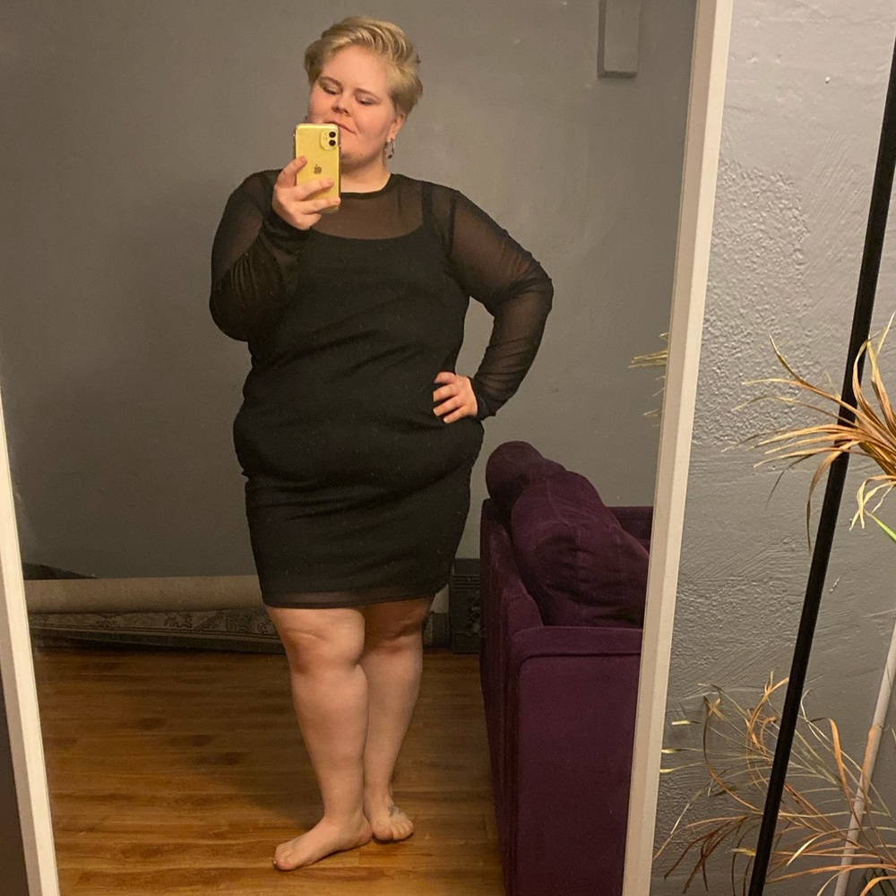 PLUS SIZE LBD little black dress